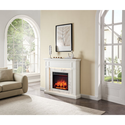 Rosalind Wheeler Agshin Rosalind Wheeler 122cm W Electric Fire